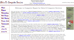 Desktop Screenshot of chrisdnow.com